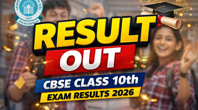 CBSE 10th Result 2026 OUT Today check direct link at cbse.gov.in