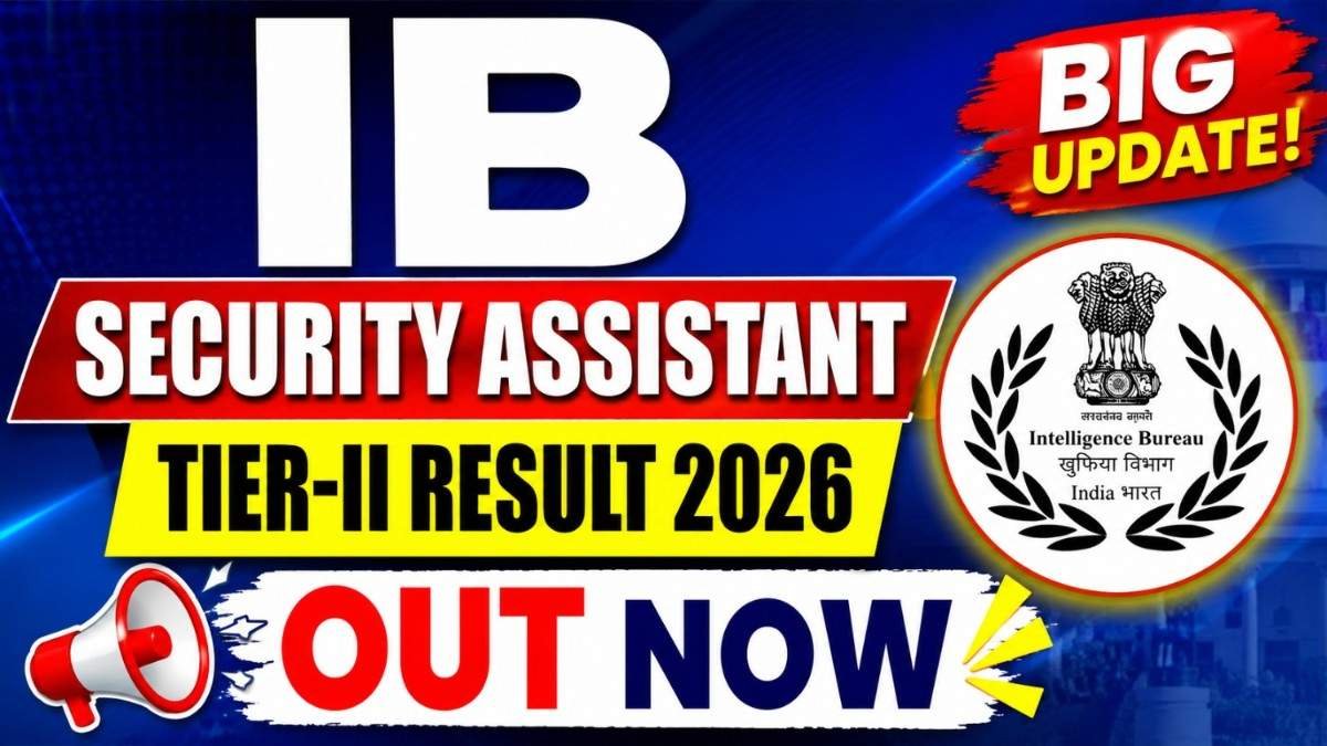IB Security Assistant/ Executive Tier-II Result 2026 OUT – Big Update, Direct Link Active