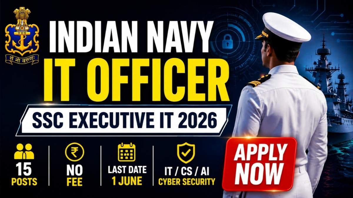Indian Navy SSC Executive IT Recruitment 2026