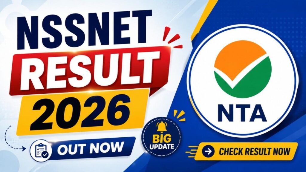 NTA NSSNET Result 2026 OUT LIVE: Direct Link Activated