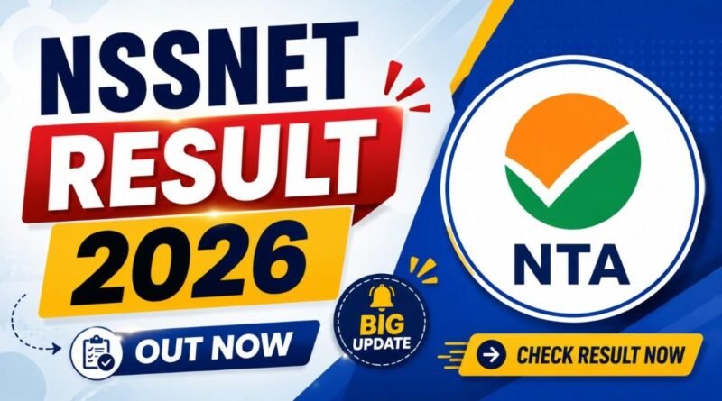 NTA NSSNET Result 2026 OUT Check Scorecard Direct Link